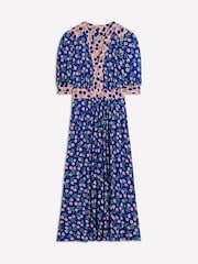 Boden Blue Lily Jersey Midi Tea Dress - Image 7 of 7