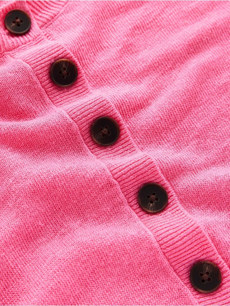 Boden Pink Liv Henley Jumper - Image 7 of 7