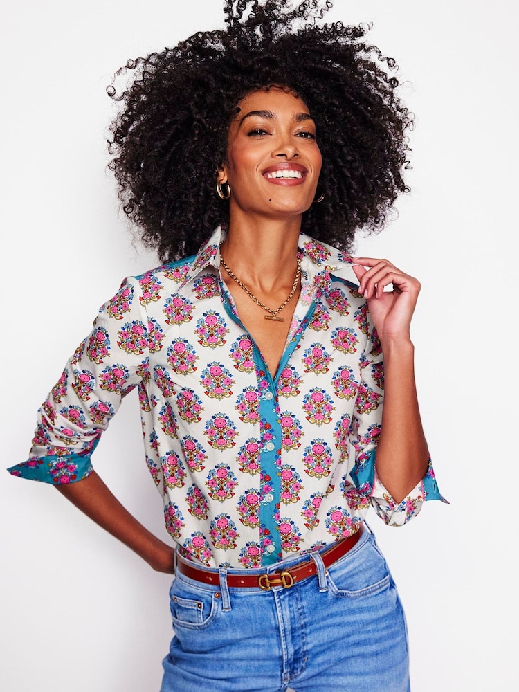 Boden Pink Sienna Shirt - Image 1 of 6