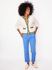 Boden Cream Libby Knitted Jacket - Image 3 of 7