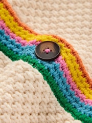 Boden Cream Libby Knitted Jacket - Image 7 of 7