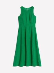 Boden Green Carla Linen Midi Dress - Image 6 of 6