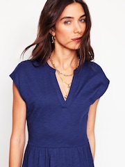 Boden Blue Chloe Jersey Midi Dress - Image 3 of 7