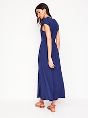 Boden Blue Chloe Jersey Midi Dress - Image 4 of 7