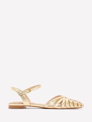 Boden Gold Multi Strap Pointed Sandals - Image 2 of 5