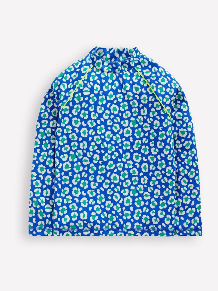 Boden Blue Sunsafe Patterned RashVest - Image 1 of 3