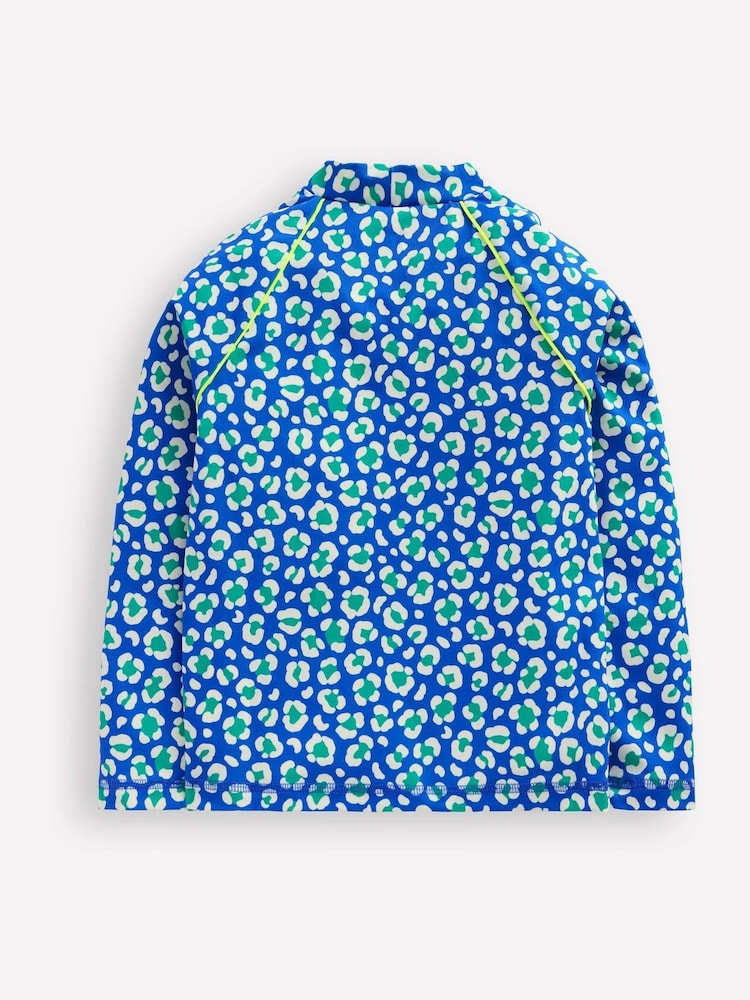 Boden Blue Sunsafe Patterned RashVest - Image 2 of 3