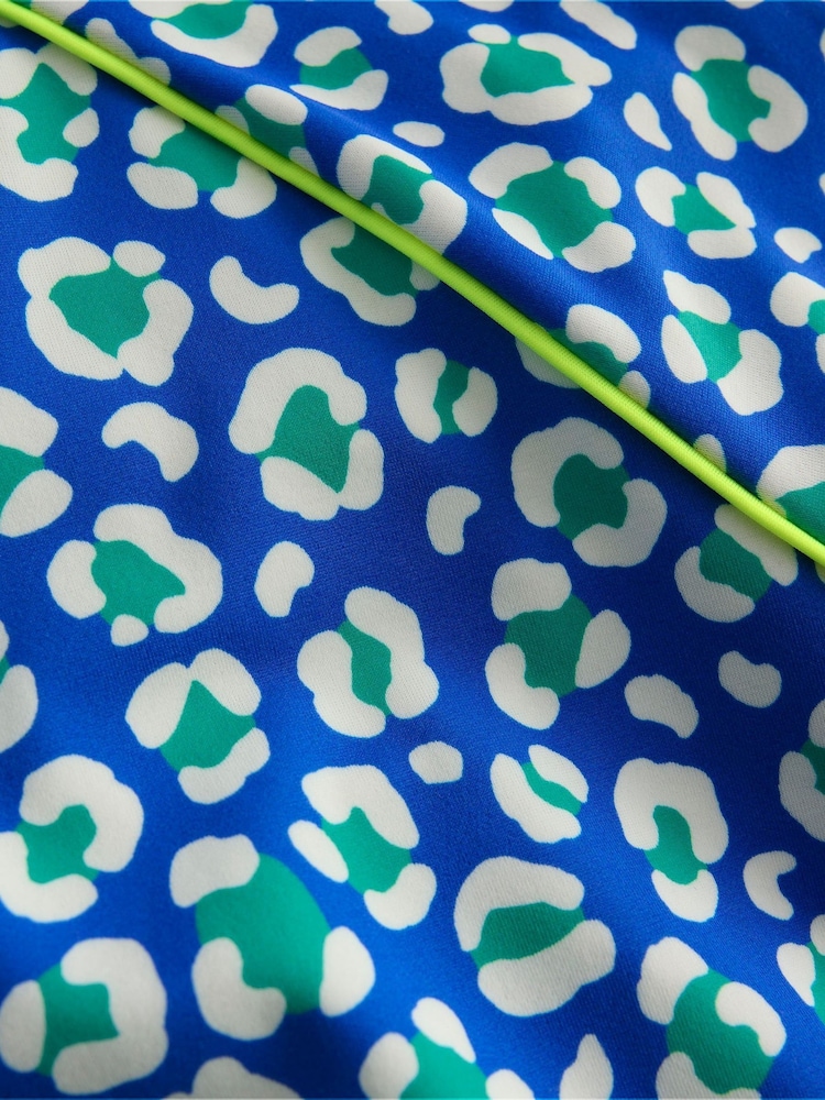 Boden Blue Sunsafe Patterned RashVest - Image 3 of 3
