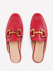 Boden Red Iris Snaffle Mule Loafers - Image 4 of 4