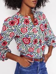 Boden White 100% Cotton Marina Jersey Shirt - Image 2 of 5