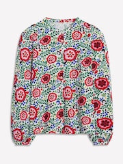 Boden White 100% Cotton Marina Jersey Shirt - Image 5 of 5