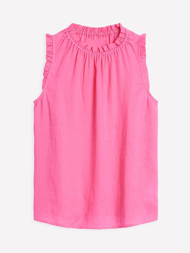 Boden Pink Sophie Ruffle Top - Image 5 of 5