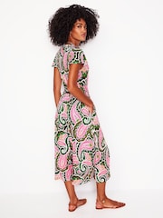 Boden Yellow Nicola Jersey Tea Dress - Image 2 of 6