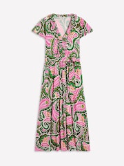 Boden Yellow Nicola Jersey Tea Dress - Image 6 of 6
