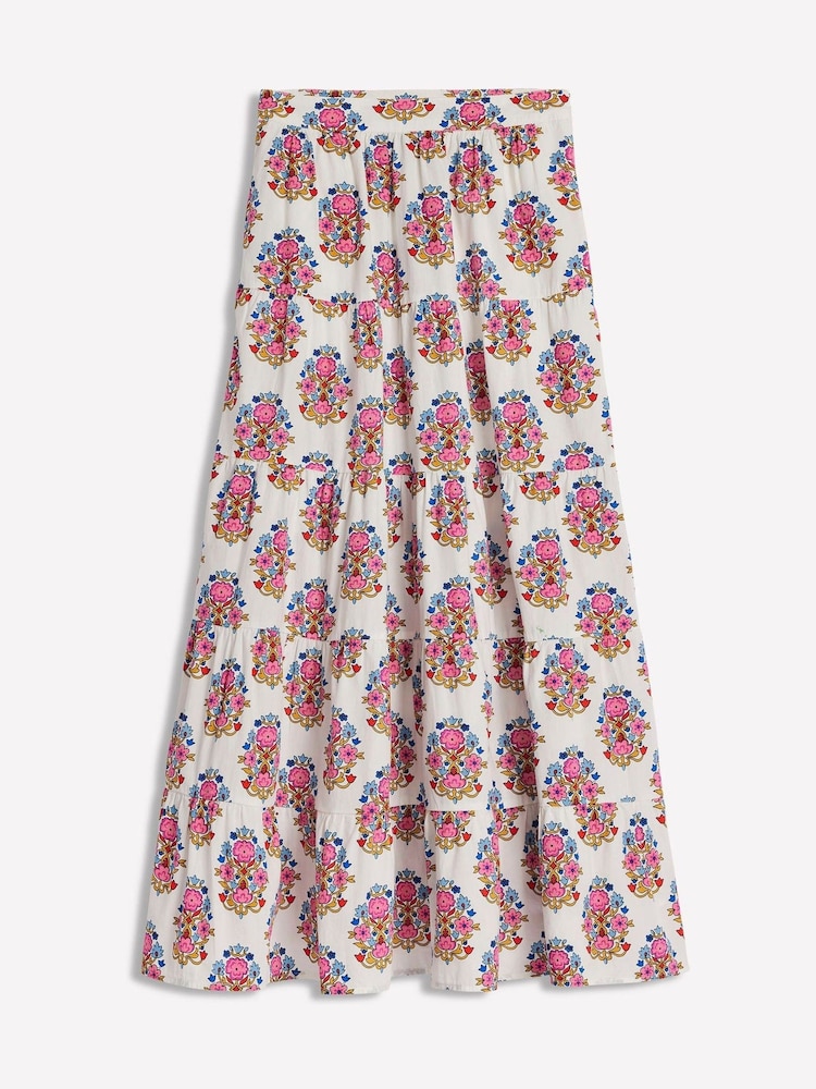 Boden Cream 100% Cotton Nadia Poplin Maxi Skirt - Image 5 of 5