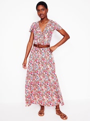 Boden Green Nicola Jersey Tea Dress - Image 2 of 8