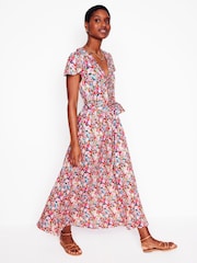 Boden Green Nicola Jersey Tea Dress - Image 6 of 8