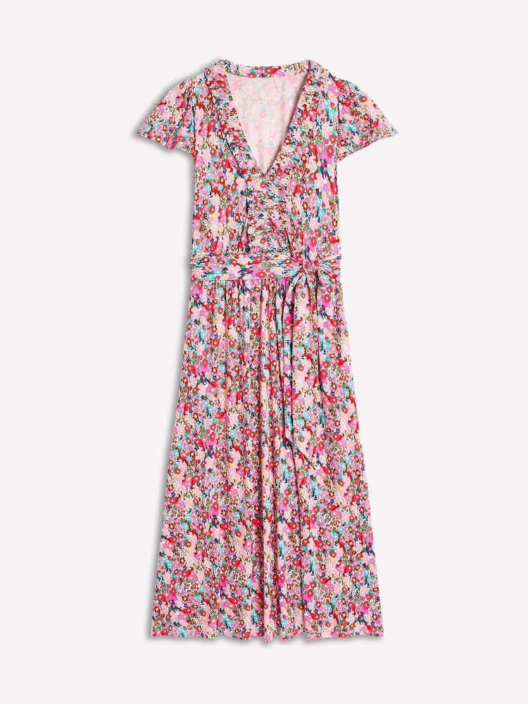 Boden Green Nicola Jersey Tea Dress - Image 8 of 8