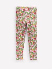 Boden Pink Strawberry Fun Leggings - Image 2 of 3