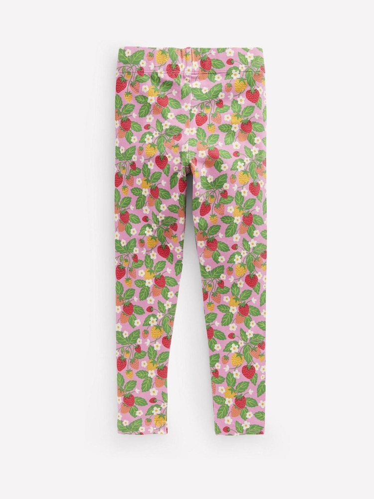 Boden Pink Strawberry Fun Leggings - Image 2 of 3 Boden Pink Strawberry Fun Leggings - Image 2 of 3