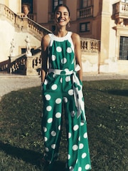 Boden Colourblock Halter Jumpsuit - Imagen 1 de 6