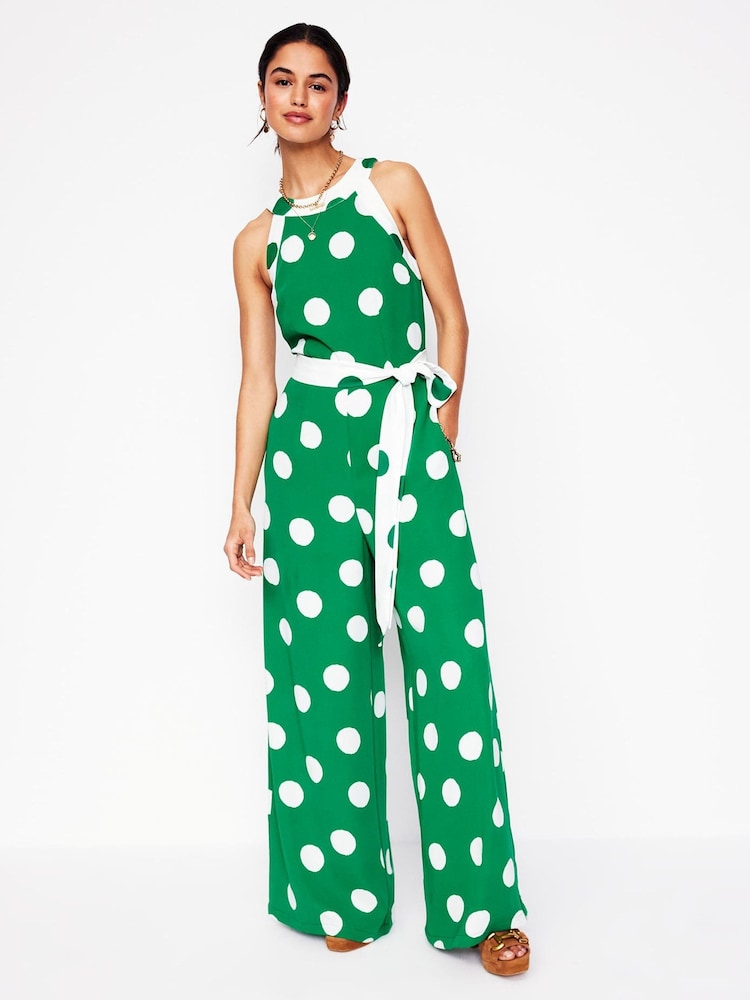 Boden Colourblock Halter Jumpsuit - Imagen 2 de 6