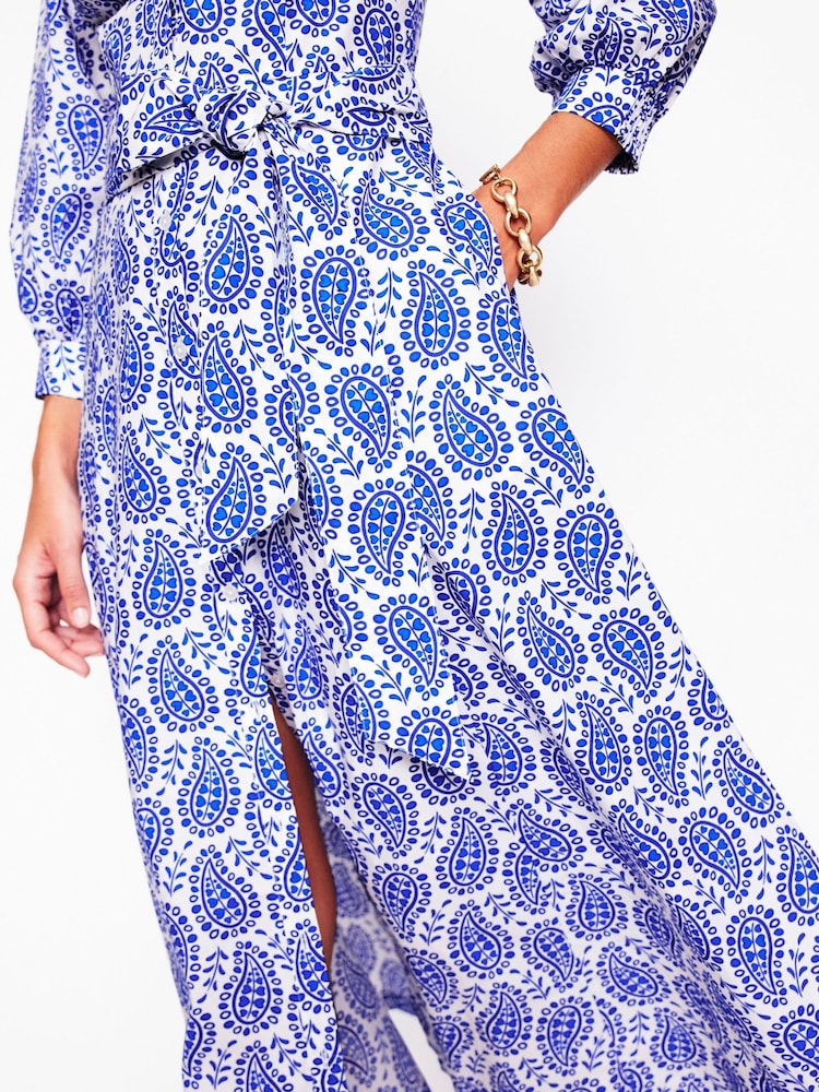 Boden Blue 100% Cotton Clara Shirt Dress - Image 2 of 5