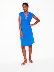 Boden Blue Chloe Embroidered Short Dress - Image 4 of 5
