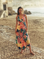 Boden Blue Olympia Jersey Maxi Dress - Image 1 of 7