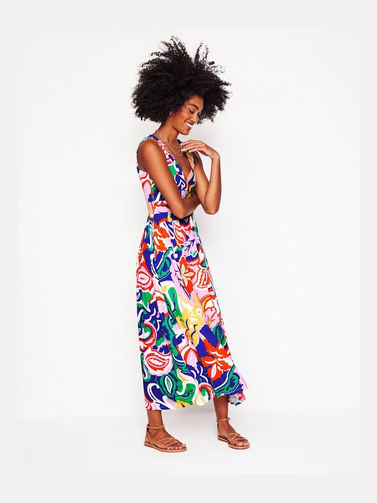 Boden Blue Olympia Jersey Maxi Dress - Image 3 of 7