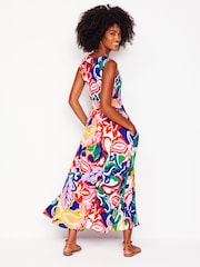 Boden Blue Olympia Jersey Maxi Dress - Image 4 of 7
