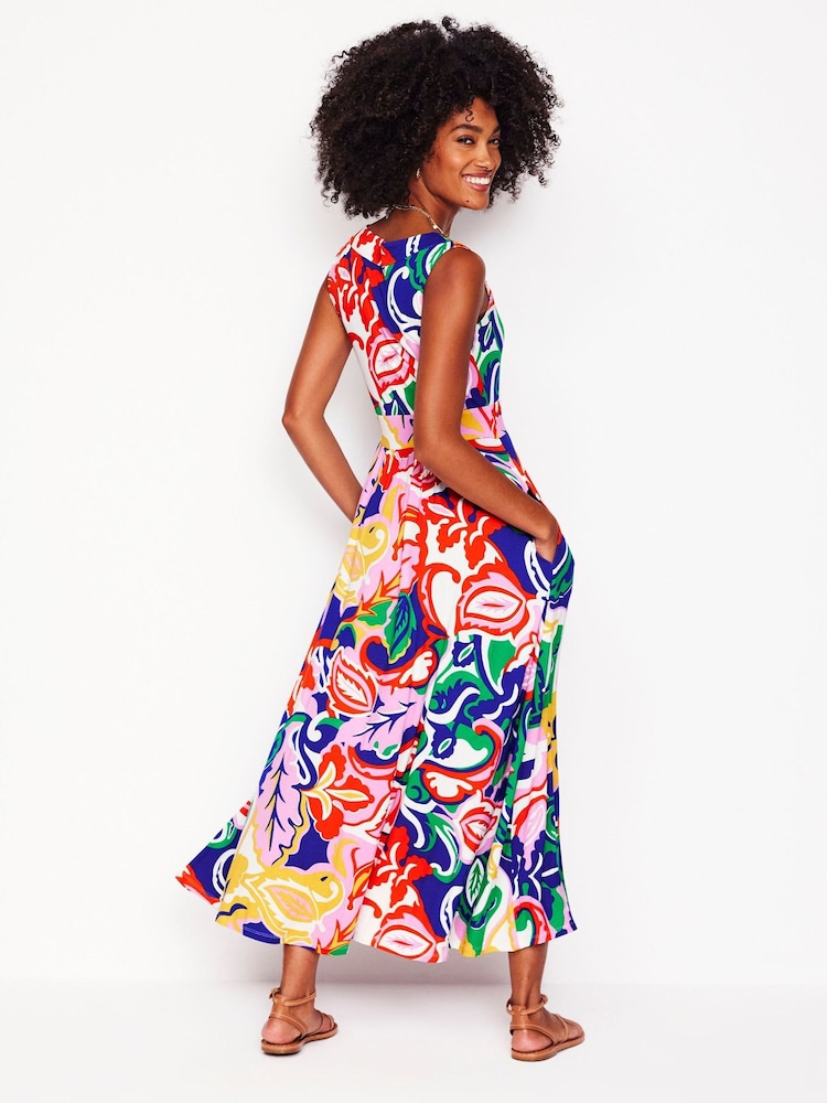 Boden Blue Olympia Jersey Maxi Dress - Image 4 of 7