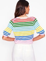 Boden Red Liv V-Neck T-Shirt - Image 3 of 6