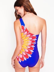 Boden Blue One Shoulder Swimsuit - Image 2 of 7