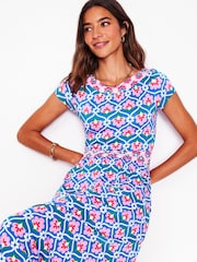 Boden Blue Melanie Jersey Midi Dress - Image 1 of 6