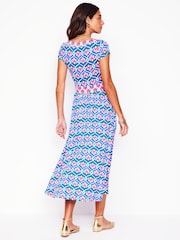Boden Blue Melanie Jersey Midi Dress - Image 2 of 6