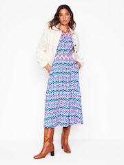 Boden Blue Melanie Jersey Midi Dress - Image 3 of 6