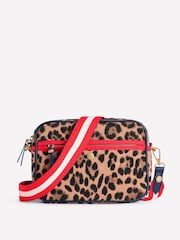 Boden Brown 100% Cotton Canvas Cross-body Bag - Image 2 of 4
