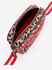 Boden Brown 100% Cotton Canvas Cross-body Bag - Image 4 of 4