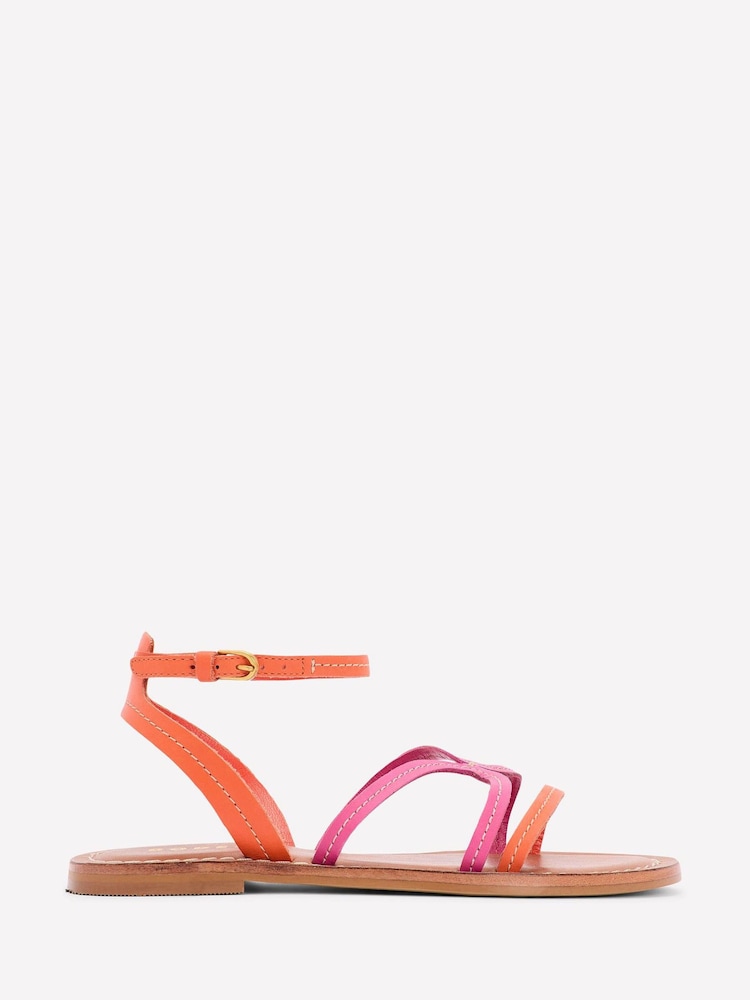 Boden Orange Casual Flat Sandals - Image 2 of 5