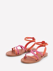 Boden Orange Casual Flat Sandals - Image 3 of 5