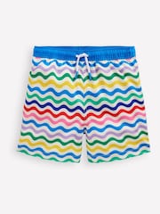 Boden Light Blue Swim Shorts - Image 1 of 3