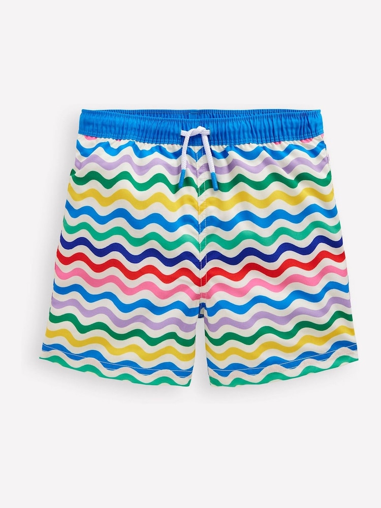 Boden Light Blue Swim Shorts - Image 1 of 3