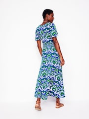 Boden Blue Ellie Flutter Maxi Tea Dress - Image 3 of 5
