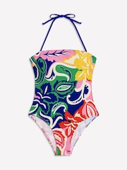 Boden Blue Paros Bandeau Swimsuit - Image 5 of 6