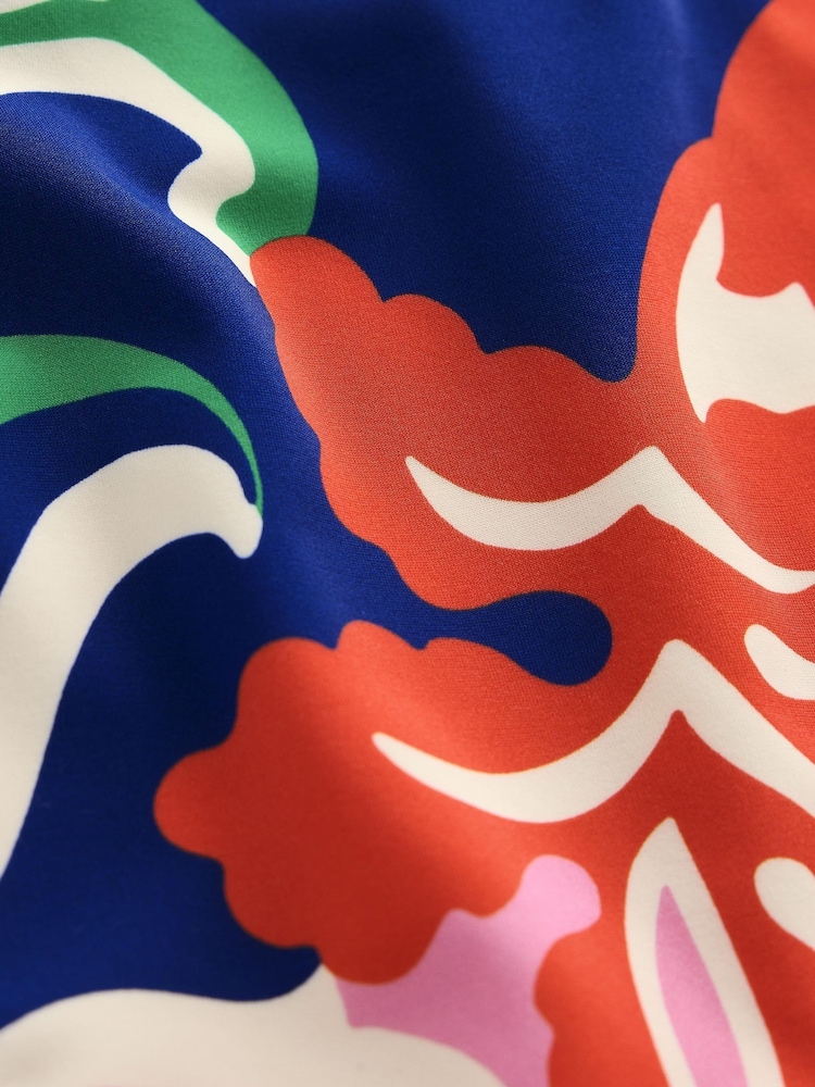 Boden Blue Paros Bandeau Swimsuit - Image 6 of 6 Boden Blue Paros Bandeau Swimsuit - Image 6 of 6