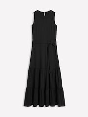 Boden Black Mila Trim Tiered Jersey Dress - Image 5 of 5