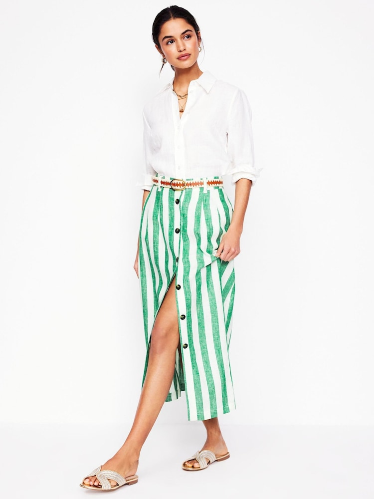 Boden Green Thomasina Midi Skirt - Image 1 of 5