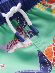 Boden Green Swim Shorts - Image 4 of 4