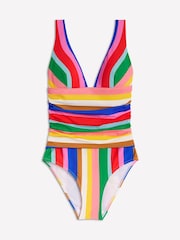 Boden Red Mykonos Deep V-Neck Swimsuit - Image 7 of 8